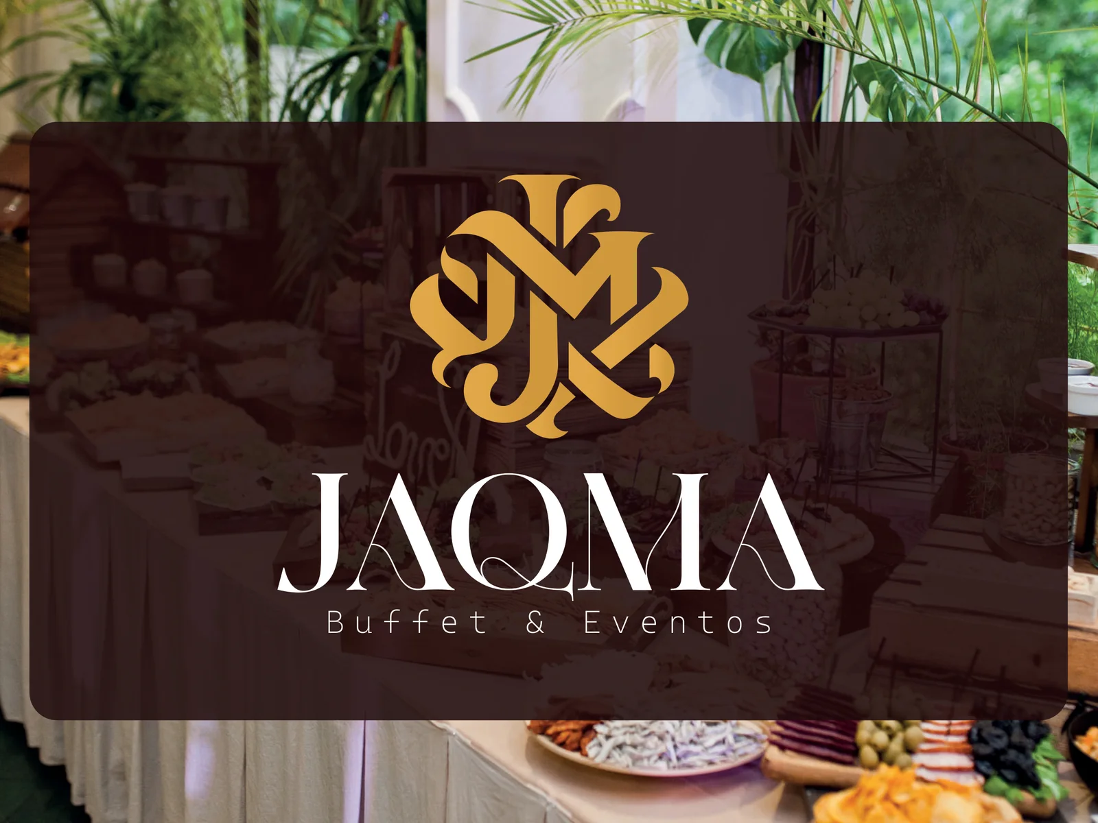 Capa do projeto Identidade Visual | JAQMA Buffet & Eventos
